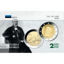 Estonie 2022 - 2euro commémorative carte (sans pièce) -  Littérature (ref 47897)