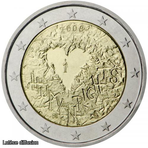 Finlande 2008 - Droit de l'homme  -  2€ commémorative (ref312339)