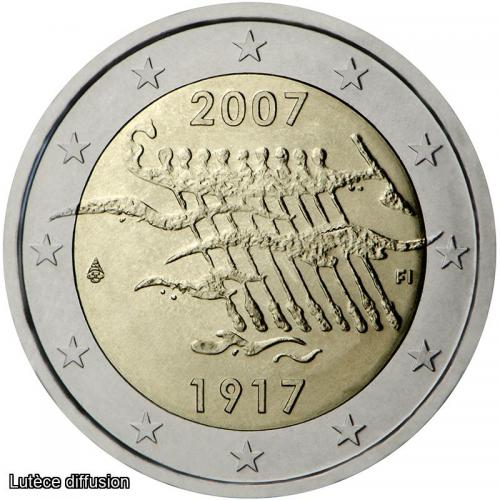 Finlande 2007 - Indépendance -  2€ commémorative (ref306185)