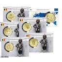 Lot de 5 coincards - Capitale Européenne - Manneken Pis (ref26447)