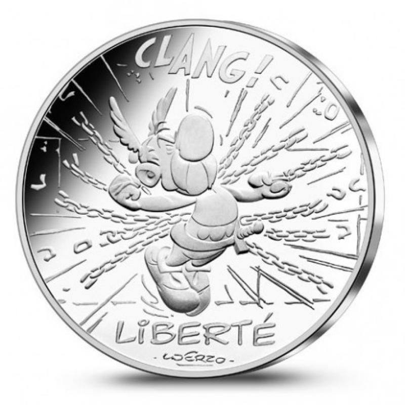 France 2015 Astérix libération - 10 euros Liberté (refINT312)