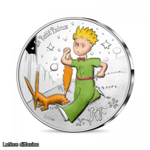 10€uros - Argent - France 2021 - Petit Prince et le renard (Ref28362)