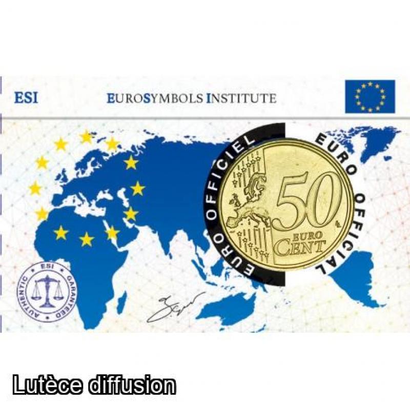 Coincard France 2021 - Charles de Gaulle - 50centimes (ref28531)