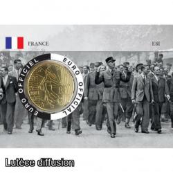 Coincard France 2021 - Charles de Gaulle - 50centimes (ref28548)