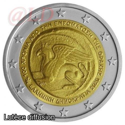Grèce 2020 - 2€ commémorative - Thrace  (ref25251)