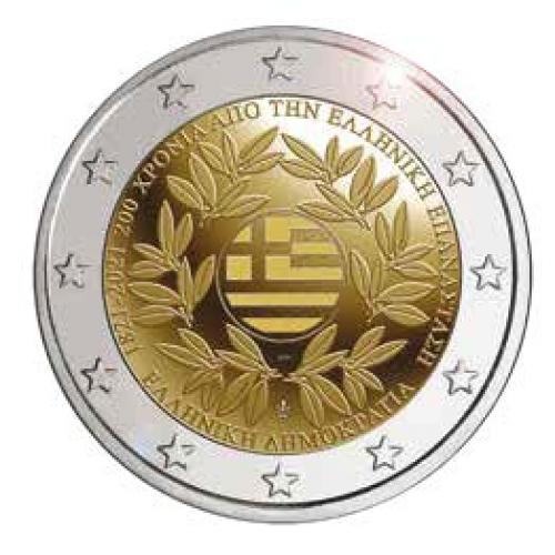 Grèce 2021 - 2 euros commémorative - 200 ans (ref27202)
