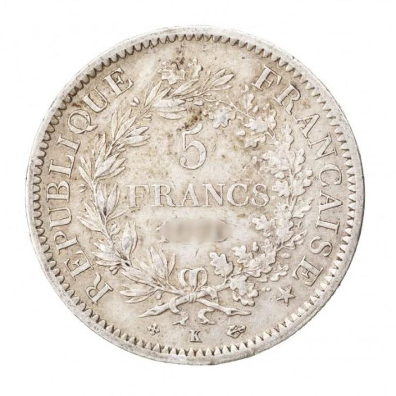 5 Francs - Argent -  Hercule (ref673159)