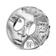 France 2021 - Harry Potter et Dumbledore ARGENT BE 10 euros (ref28324)