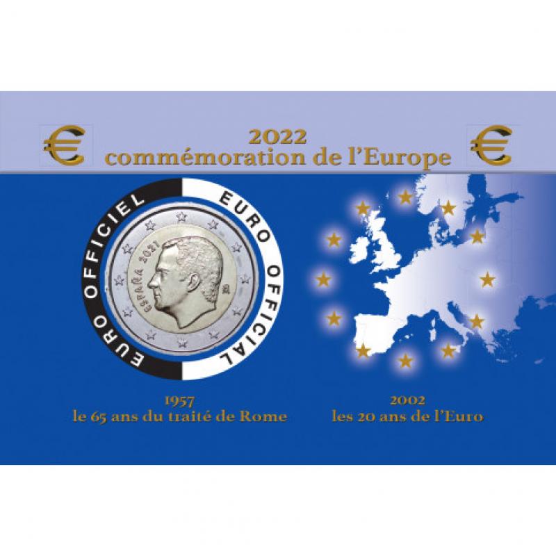 Espagne 2 euros coincard -2022  (ref 32022)