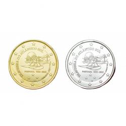 2 euros Portugal 2022 - Atlantique Sud dorée + argentée (Réf 32215)