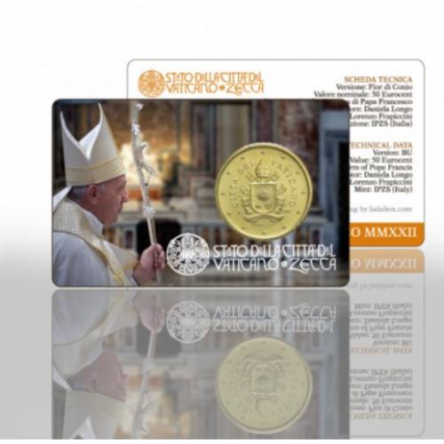 Vatican 2022 - Coincard N13 Référence 53522