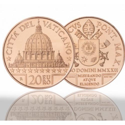 Vatican 2022 - 20 euros cuivre (Réf53515)