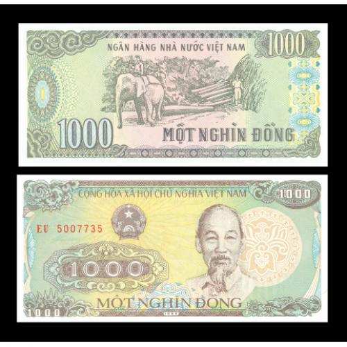 Vietnam Nord - Billet de 1000 Dong (réf 380985)