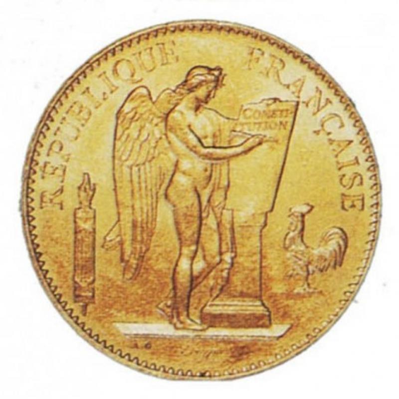 50 Francs Or Génie Réf 200995