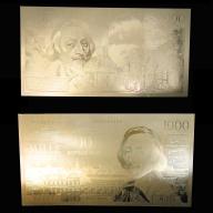 Billet doré 1 000 Francs Richelieu (surchargé) (ref.266599)