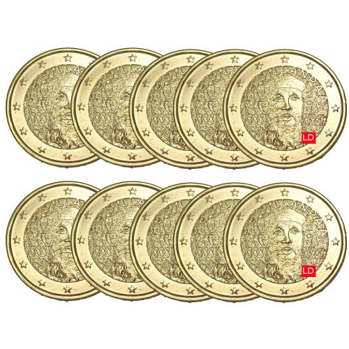 Lot de 10 pièces Finlande 2013 Frans Eemil - dorée or fin 24 carats (refINV324536)