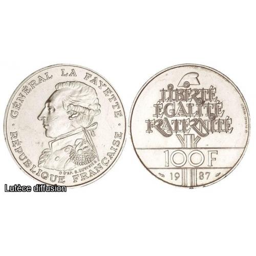 100 Francs La Fayette argent (ref.673685)