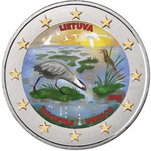 Lituanie 2021 - 2 euros commémorative en couleur - UNESCO (ref30271)