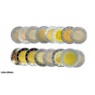 Série complète de 2€ commémorative  les 10 ans de la zone €uro (ref314085m)