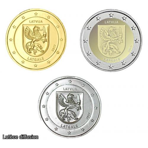 LOT Lettonie2017 – 2€uro commémorative (Ref46399)