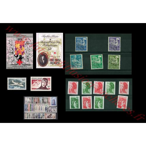Lot timbres France (ref366)