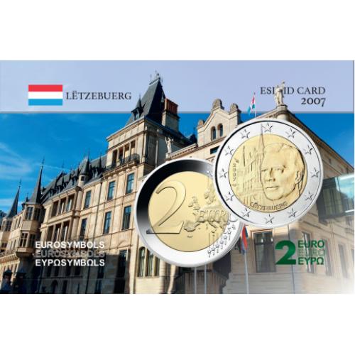 Luxembourg 2007 - Carte commémorative – Grand-Duc Henri (ref48771)