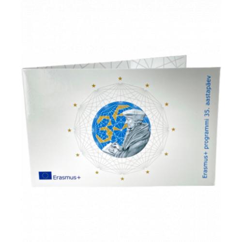 Estonie 2022 - 2euro commémorative coincard -  ERASMUS (ref53922)