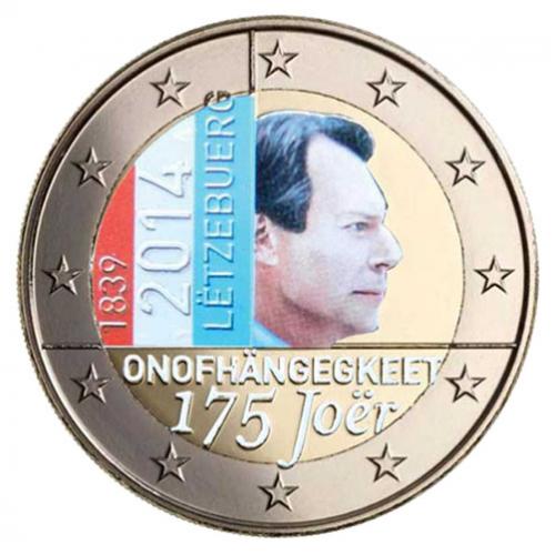 2 euros Luxembourg 2014 couleur (ref20344)