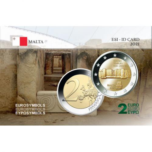 Malte 2021 - Carte commémorative – Temple Tarxien (ref47761)