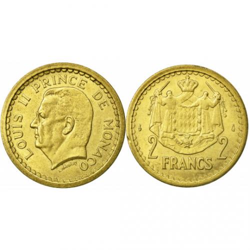 Monaco Louis II - 2 Francs (ref 207015m)