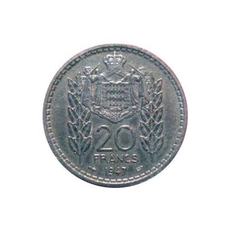 Monaco Louis II - 20 Francs (ref 41549m)