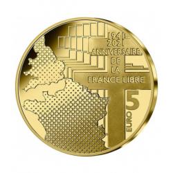 5€ OR – Couples binationaux De Gaulle & Churchill - Monnaie de Paris (ref30095)
