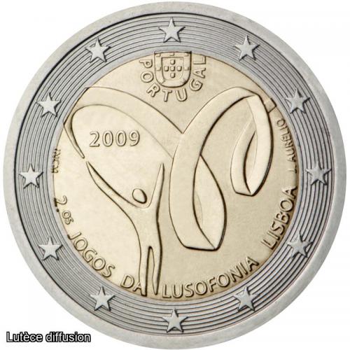 Portugal 2009 -  Jeux lusophonie - 2€ commémorative (ref313901)
