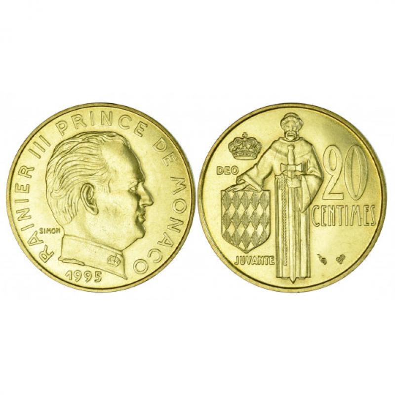 Monaco Rainier III - 20 centimes (ref 52431m)