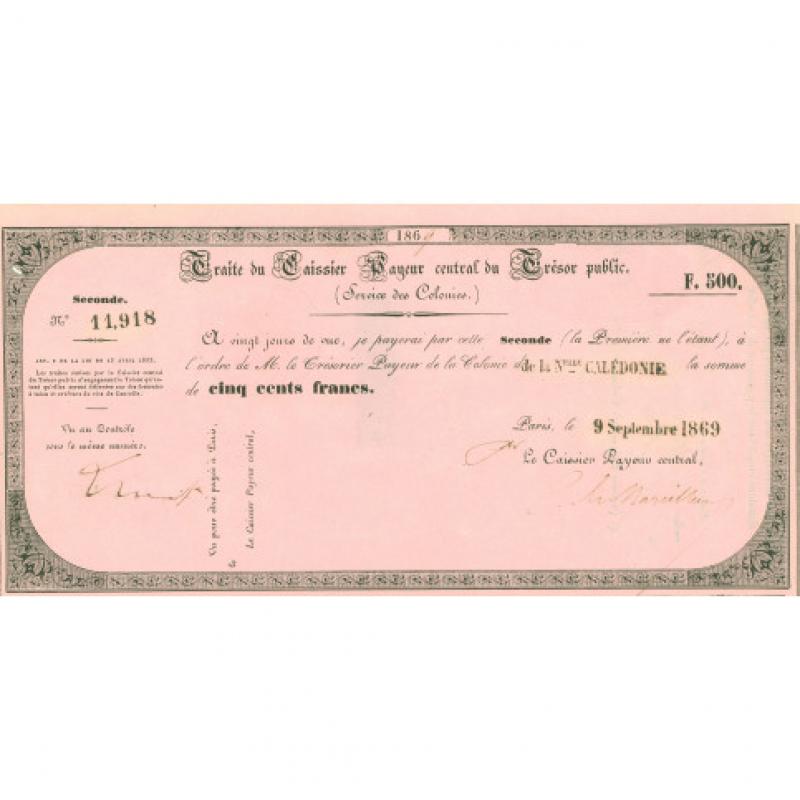 RARE billet de France 19e siècle (Ref385559m)