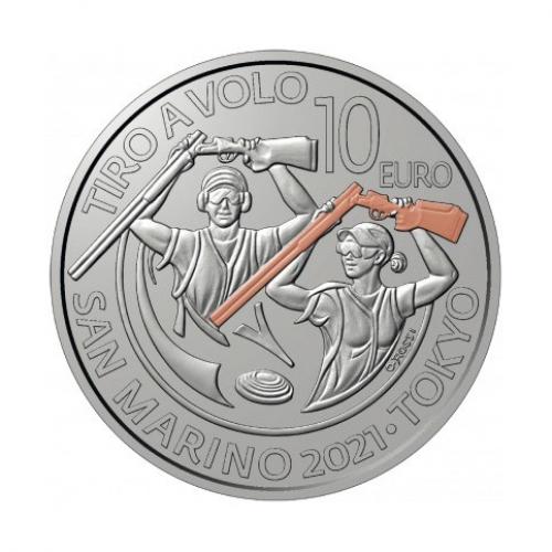 Saint Marin 2021 Jeux Olympiques - 10 euros Argent BU (ref31443)