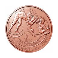 Saint Marin 2021 Jeux Olympiques - 5 euros cuivre BU (ref31450)