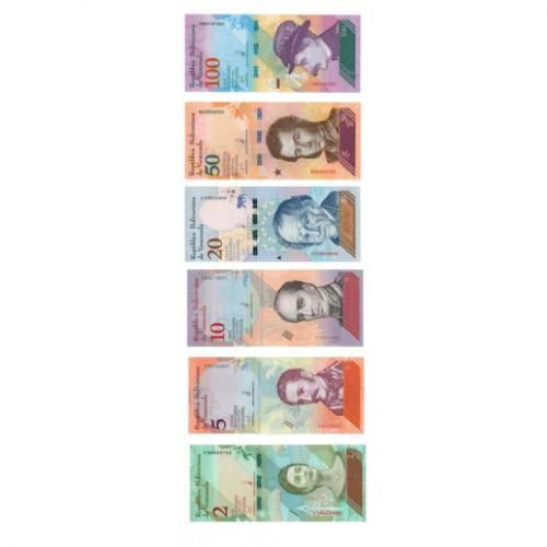 Série Vénézuela 2018 - 6 Billets (Ref265253)