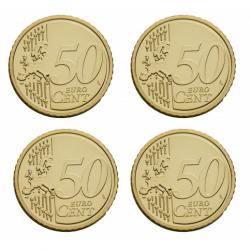 Monaco 2022- Série complète - 50 cents commémorative (Ref32358)