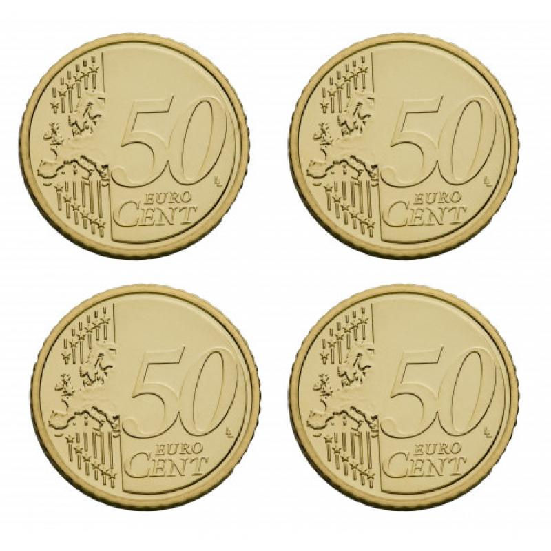 Monaco 2022- Série complète - 50 cents commémorative (Ref32358)