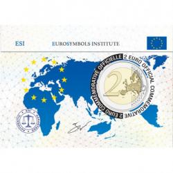 Série complète 16 Coincards ERASMUS 2022 – 2 euro commémorative X 16 pièces– 35 ans du Programme ERASMUS (ref54325m)
