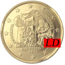 2€ Slovaquie 2017 - dorée or fin 24 carats (ref20201)