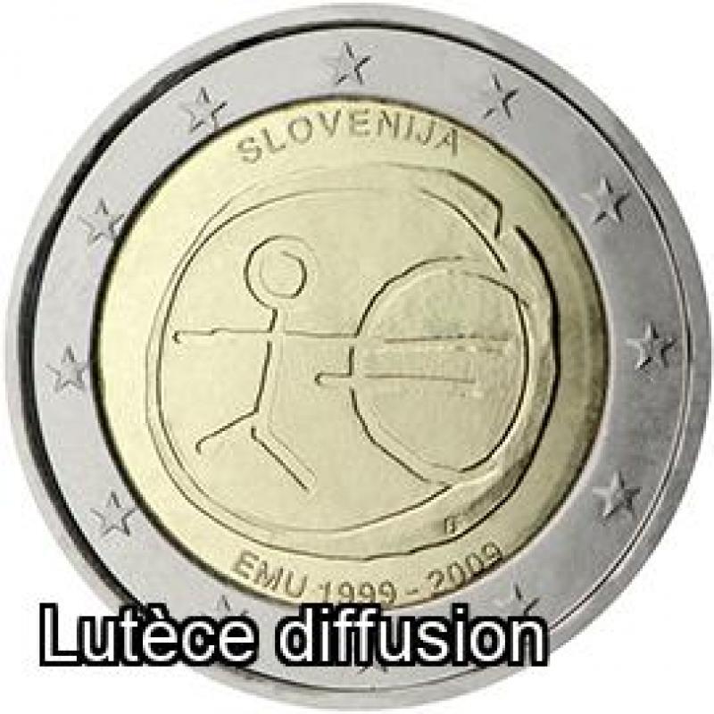 Slovenie  2009 - 10ans - 2€ commémorative (ref312434)