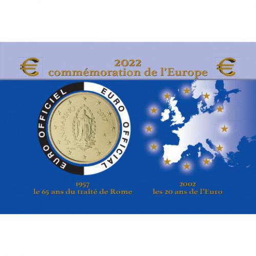 Saint-Marin 50 cts coincard (ref 32053)