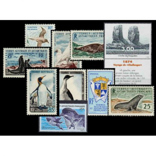 Terres Australes Antarctiques Françaises - lot timbres coté 200 euros (ref901715)
