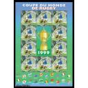 Bloc feuillet  Coupe du monde de rugby 1999 (ref 662405)