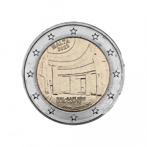 MALTE 2022 UNC – 2 euro commémorative – Hypogeum (Ref33506m)