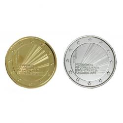 LOT Portugal 2021- 2€uro commémorative dorée et argentée (Ref26885)