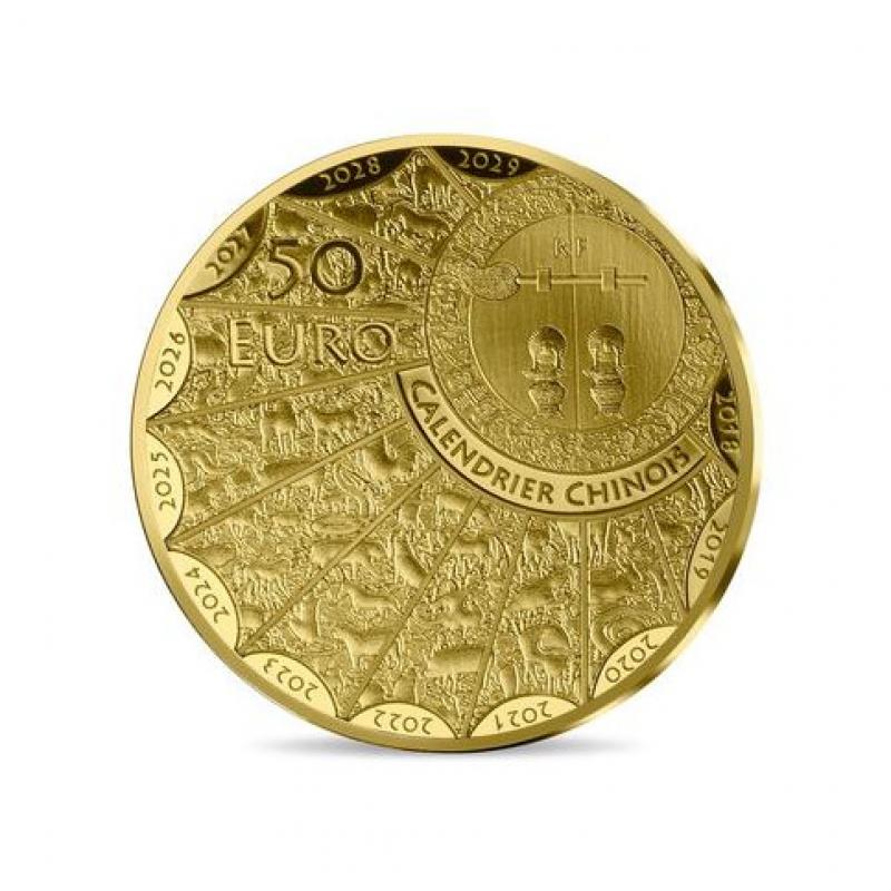 50€ OR Année du Tigre - Monnaie de Paris 2022 (ref30121)