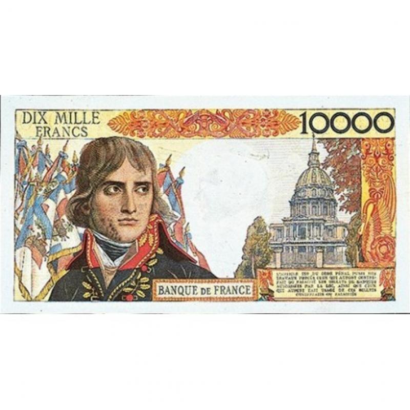 100 NF sur 10000 Francs - Bonaparte - surcharge - 1958-1959 - belle qualité (Ref639865)